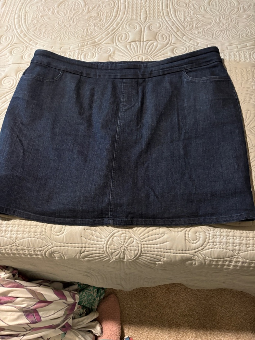 Soft Surroundings Dark Blue Stretch skorts
